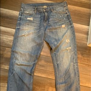 Banana Republic boyfriend distressed jeans